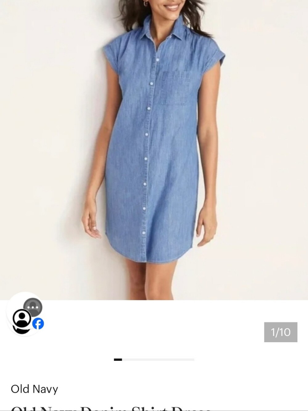 Old Navy Denim Shirt Dress - Picture 11 of 11